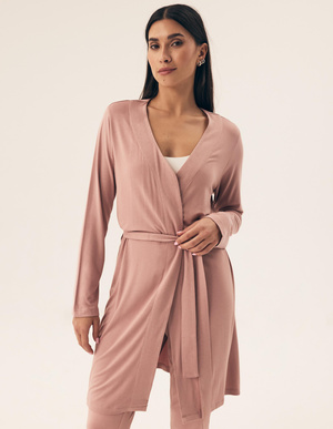 Damski szlafrok Noves 42681 light grey