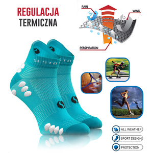 Zestaw 3-pak skarpety sportowe SKB09 SKB11 SKB12 Sesto Senso – idealne dla aktywnych