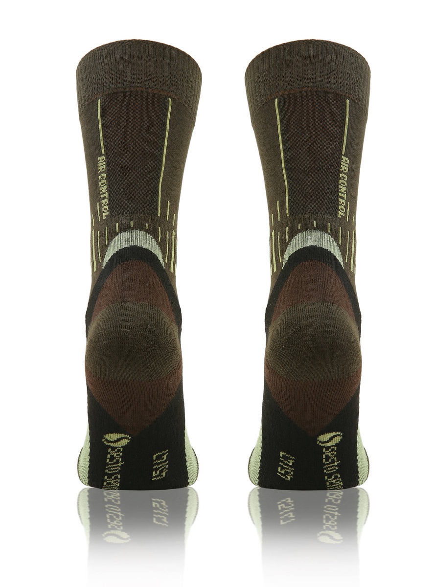 Kolorowe wzmocnione skarpety trekkingowe Trekking Basic Sesto Senso – komfort i ochrona