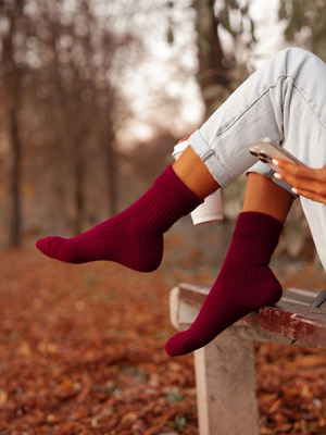 Skarpetki damskie Wełniane Alpaka