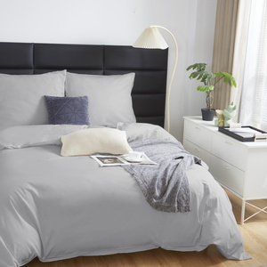 POŚCIEL SATYNA JASNY SZARY