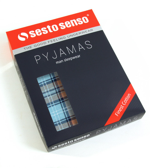 Piżama męska bawełniana długa