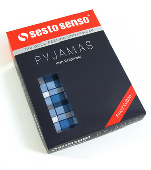 Piżama męska bawełniana rozpinana krótka 