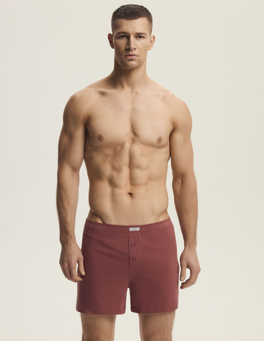 Męskie bokserki 43354 bawełniane