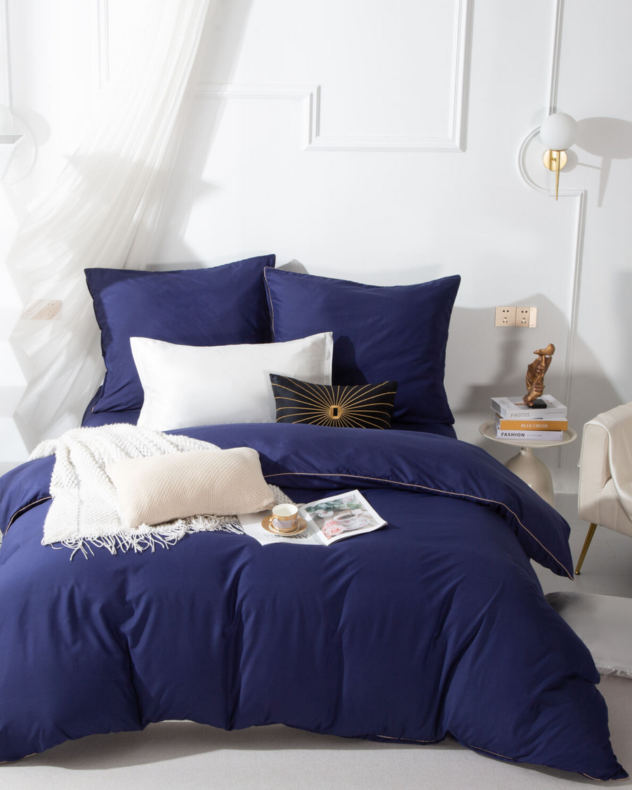 POŚCIEL QUEEN GRANAT ZŁOTA