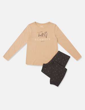 Piżama damska Glam Henderson wielokolorowa bawełniana