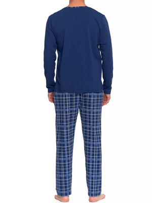 Piżama męska bawełniana z długim rękawem