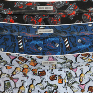 Kolorowe zabawne bokserki męskie 3-pak 95% bawełna Funny 09 Sesto Senso – komfort i styl