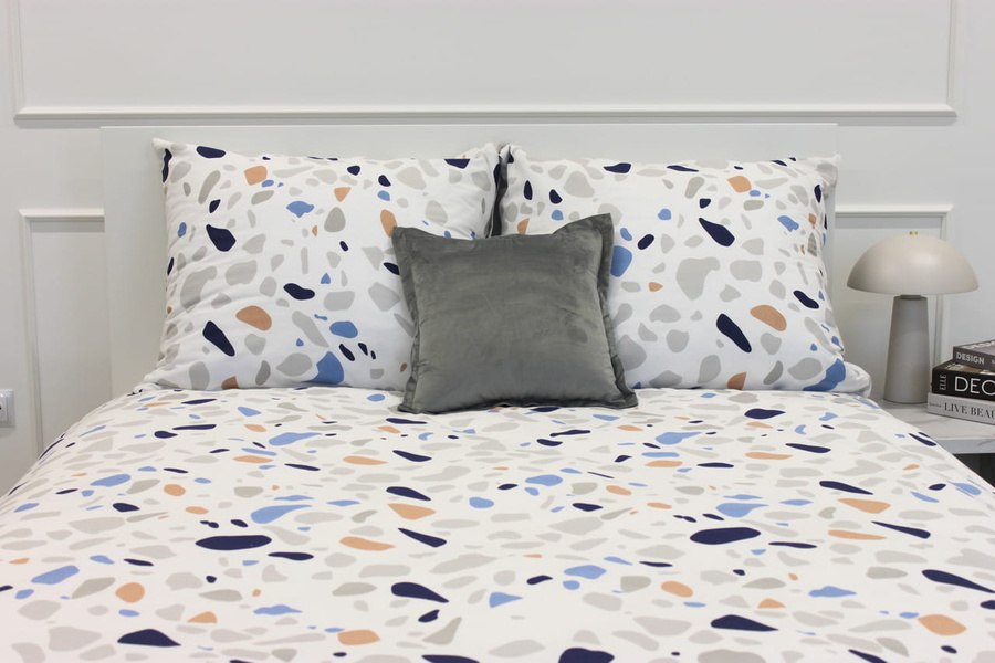 Biała pościel bawełniana damska 160x200 lastryko Spod Igły i Nitki – komfort snu.