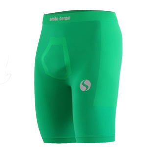 Zielone bezszwowe spodenki męskie Thermo Active CL41 Sesto Senso – komfort i ochrona
