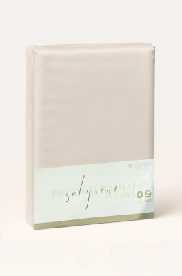 Prześcieradło Jasny Beż Z Gumką