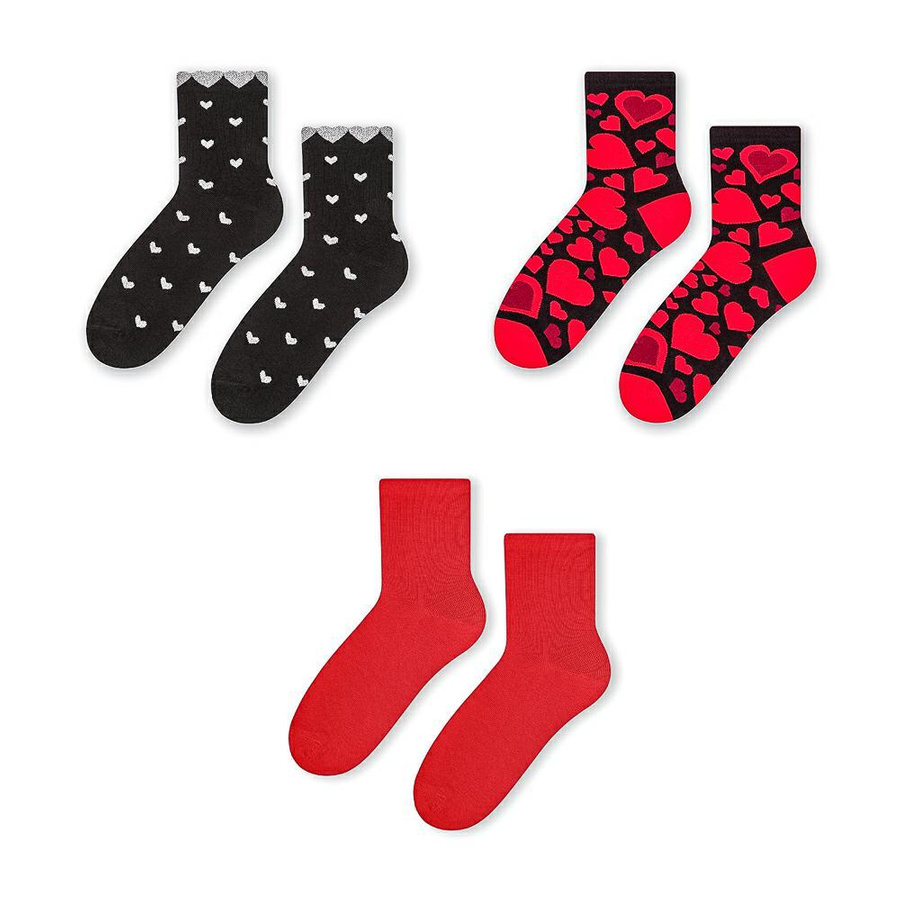 Zestaw skarpet damskich na Walentynki STEVEN