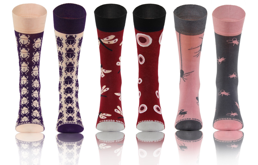 3X Kolorowe Skarpety NIE DO PARY