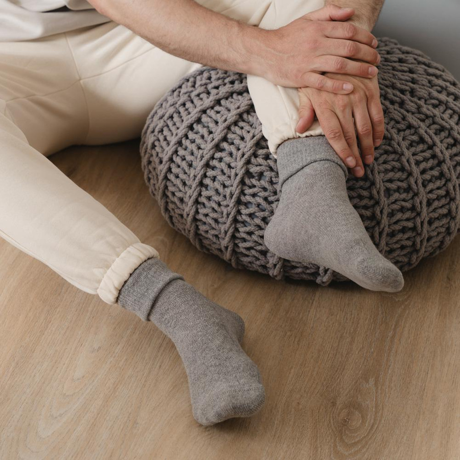 Skarpety wełniane Art.093 Jodełka