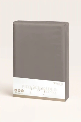 Prześcieradło Jersey Ciemny Beż