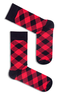 Skarpetki męskie wzorowane