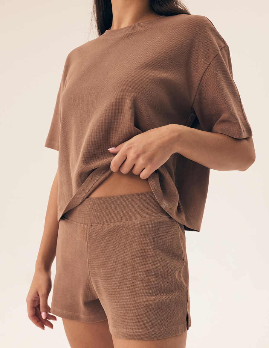 Komplet damski Nilsa 42780 coffee