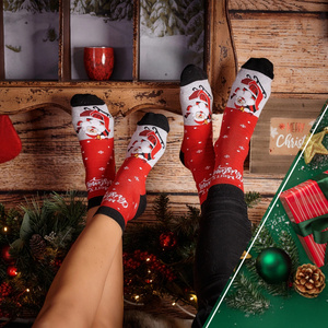 Świąteczne Skarpety Męskie Bezszwowe 41-46