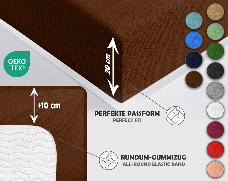 Prześcieradło Frotte z gumką