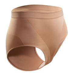 Beżowe bezszwowe majtki figi damskie korygujące Gloria Sesto Senso – bielizna modelujaca
