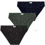 Bawełniane slipy męskie 4x3-pak