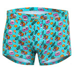 Kolorowe zabawne bokserki męskie 95% bawełna Funny 10 Sesto Senso – komfort i styl