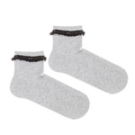 Skarpetki Damskie Bawełniane z Pomponami