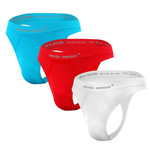 3x Stringi Męskie bezszwowe sportowe