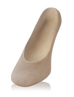 Beżowe anatomiczne balerinki damskie 80% bawełna Sesto Senso – komfort przez cały dzień