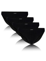 Czarne wygodne slipy męskie 47% modal Atlantic – komfort na co dzień