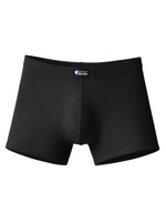 Szorty Męskie z Zewnętrzną Gumą Dopasowane Art. 573 Czarne Navigare