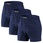 Luźne klasyczne bokserki męskie 3-pak 100% bawełna BM01 Sesto Senso – komfort i elegancja