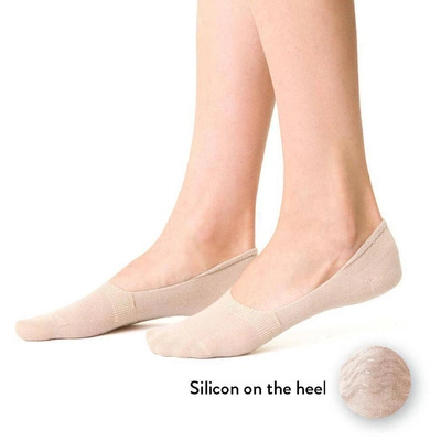 Stopki baleriny bawełniane z silikonem art. 058 Steven