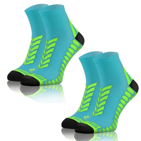 Bawełniane oddychające bezszwowe SKARPETY SPORTOWE SPORT SOCKS Sesto Senso 