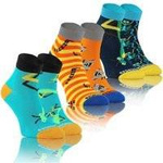 Kolorowe nieuciskające skarpety 3/4 unisex 90% bawełna Sesto Senso – idealne na prezent