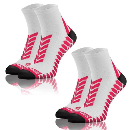 Bawełniane oddychające bezszwowe SKARPETY SPORTOWE SPORT SOCKS Sesto Senso 