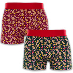 2X Bokserki Męskie bawełniane Szorty z motywem Świąteczne 