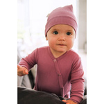 Szare body niemowlęce z prążkowanej bawełny Doctor Nap