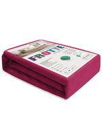 Bordowe elastyczne prześcieradło z gumką frotte 100% bawełna Sesto Senso – komfortowy sen