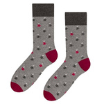 Kolorowe Garniturowe Skarpetki Męskie Kawa More Fashion