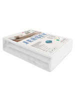 Białe elastyczne prześcieradło z gumką 80% bawełna Jersey Sesto Senso – komfort snu