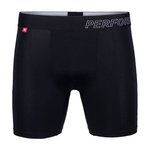Czarne bokserki męskie z włókna bambusowego 94% elastan 6% Model MH-1181 Atlantic – komfort i styl.