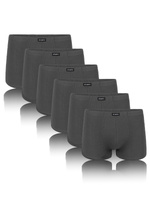 Szare dopasowane bokserki męskie 95% bawełna Atlantic – wygoda i styl na co dzień.