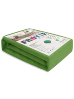 Zielone elastyczne prześcieradło z gumką frotte 100% bawełna Sesto Senso – komfortowy sen